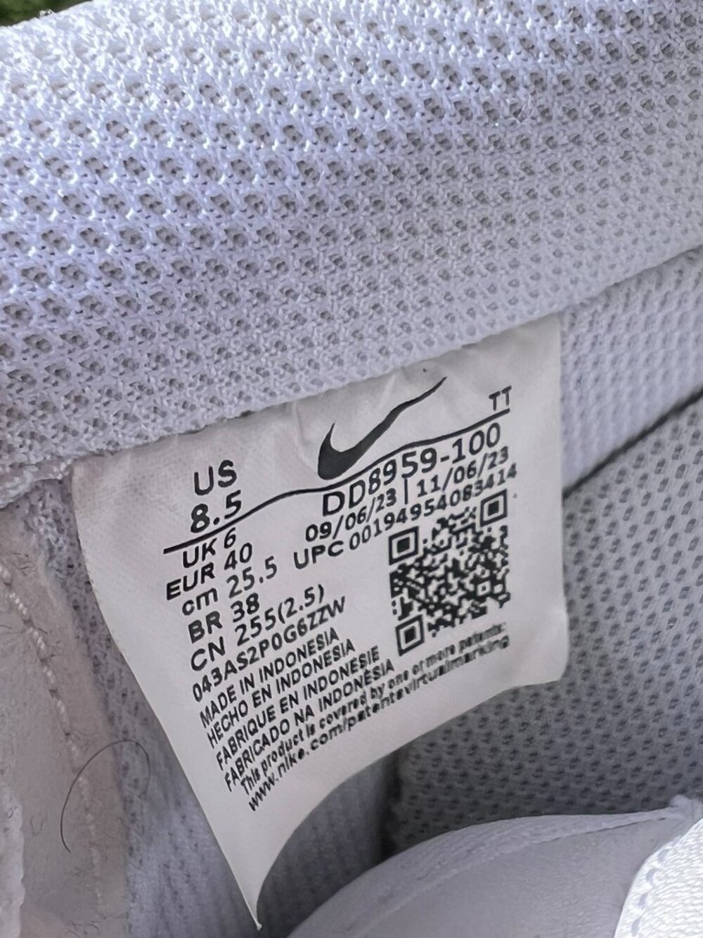 Nike Air Force 1 ’07 Low Triple White Sneakers Mens 8.5 Clean - Picture 7 of 8